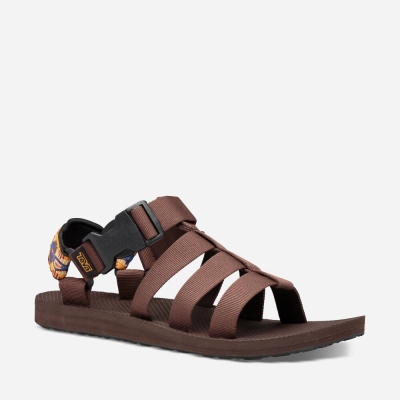 Teva Original Dorado - Men's Teva Hiking Sandals - Claret | India (XYLB68731)